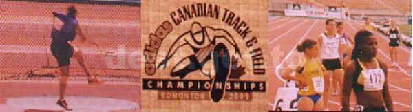(Canadian Track and Field Championships 2001, composite photo)   