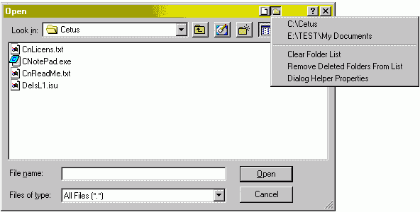 (screenshot Dialog Helper)   