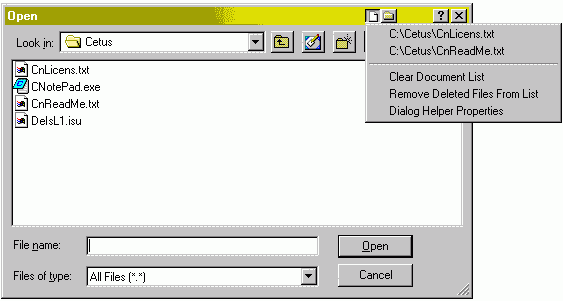 (screenshot Dialog Helper)   
