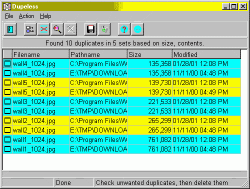 (screenshot Dupeless)   