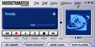 (screenshot Musicmatch Jukebox)   