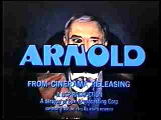 Title frame from an ARNOLD television trailer