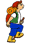 picture of boy hiking