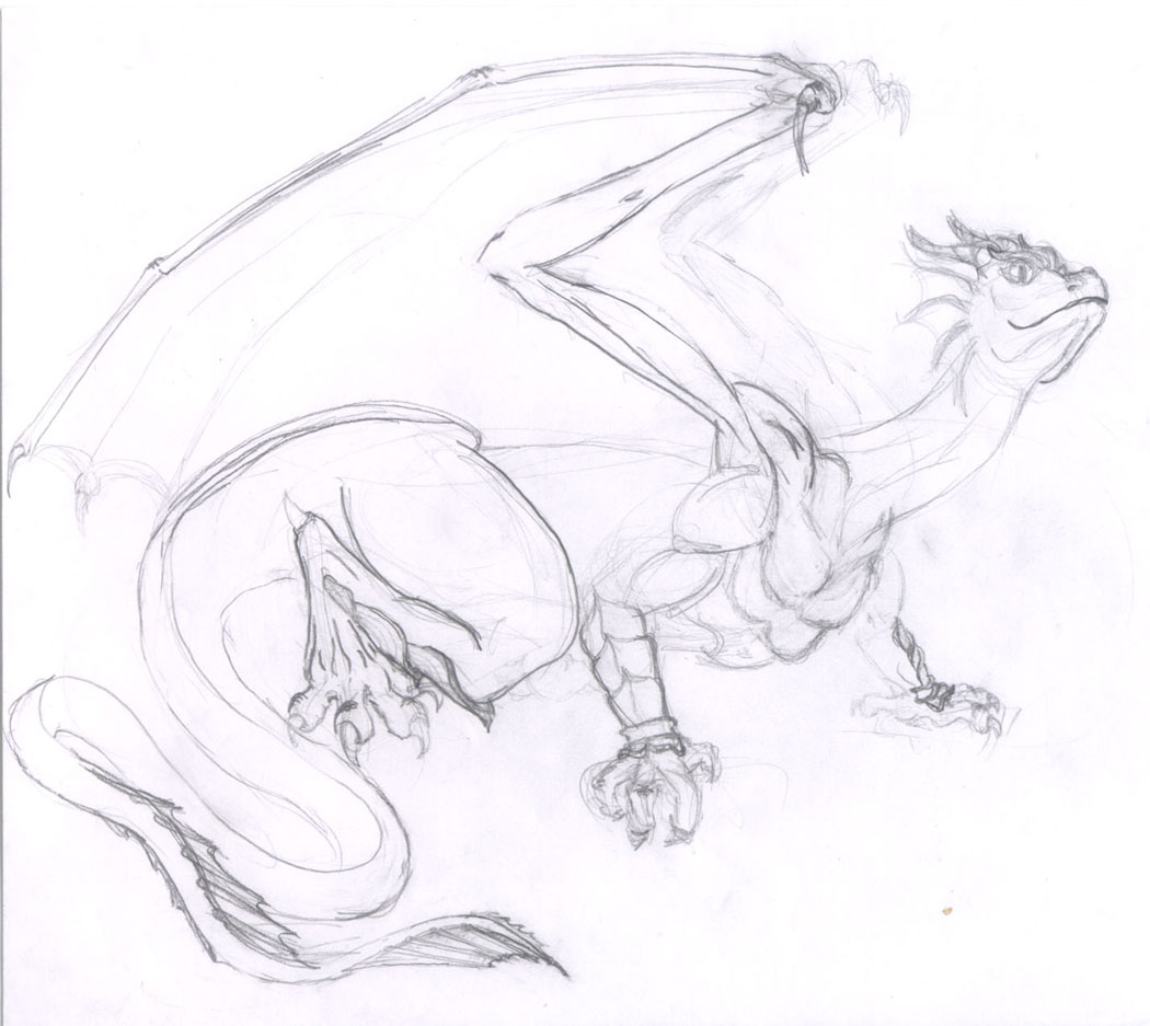 How to Draw a Flying Dragon - Really Easy Drawing Tutorial