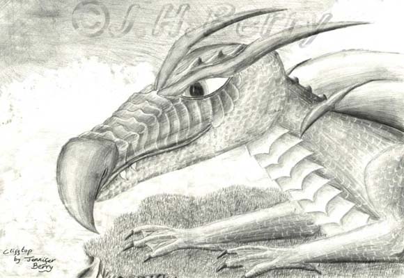 Clifftop | A dragon surveys its territory