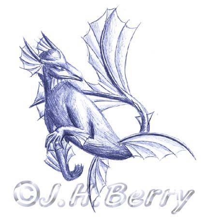 Dragon of the deep | A dragonfish swims beneath the water