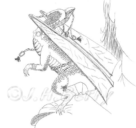 Keetaph | A little dragon sits on my shoulder