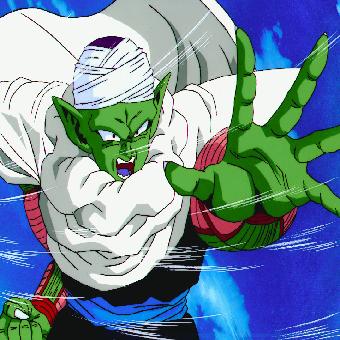 Piccolo about to Throw some AIR