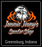 Jammin' Jimmy's Scooter Shop
642 N. Michigan Ave 
Greensburg, Indiana 47240
Phone 812.662.8882