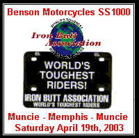 go to BENSON CYCLES SADDLE SORE 1000 IRON BUTT RIDE