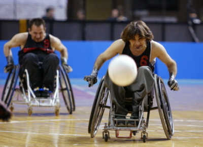 The wheelchair rugby