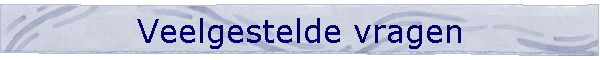 Veelgestelde vragen