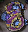 purple asian dragon