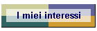 I miei interessi