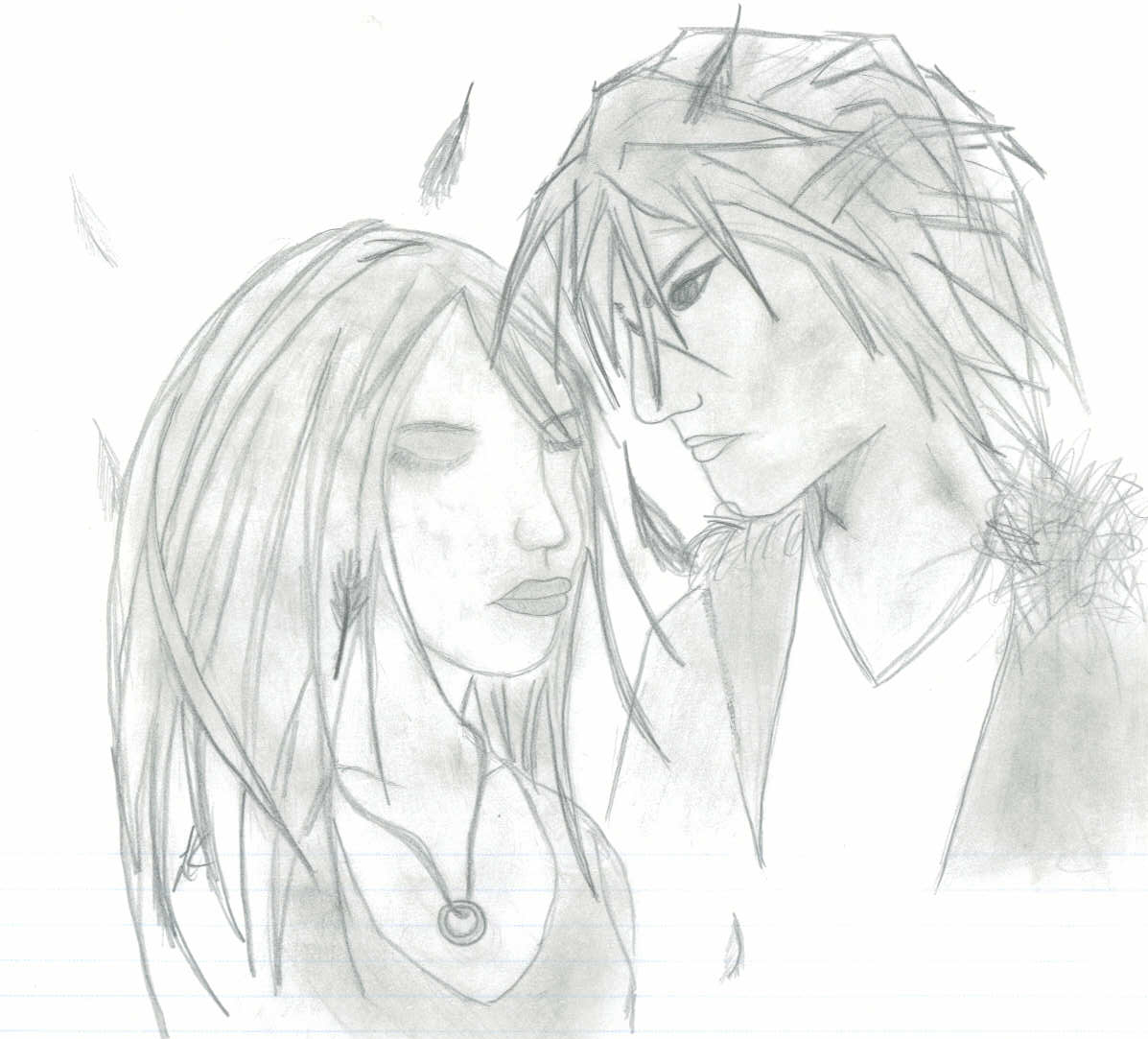 Squall and Rhona (final fantasy IIX