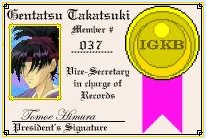 Gentatsu Takatsuki, Member #037