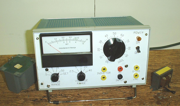  Photo of analyzer and a couple of chokes.