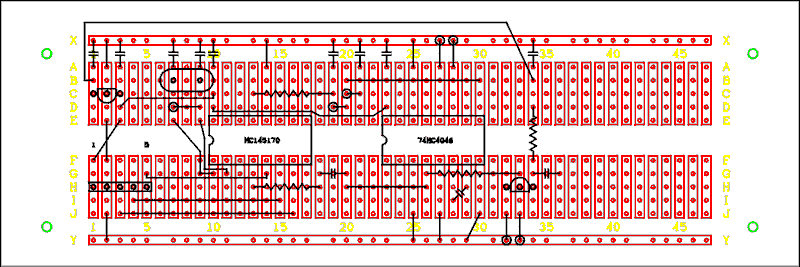  Proto board layout.