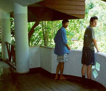 Dunc and Sara enjoying the view