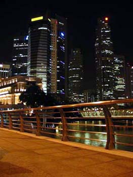 Singapore at night