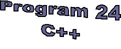 Program 24
C++