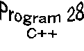 Program 28
C++