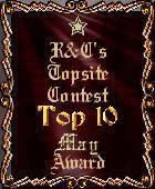 R&C's Topsite Contest Top 10 Award May 2001