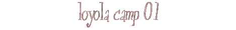 Loyola University Fall 2001 Camp