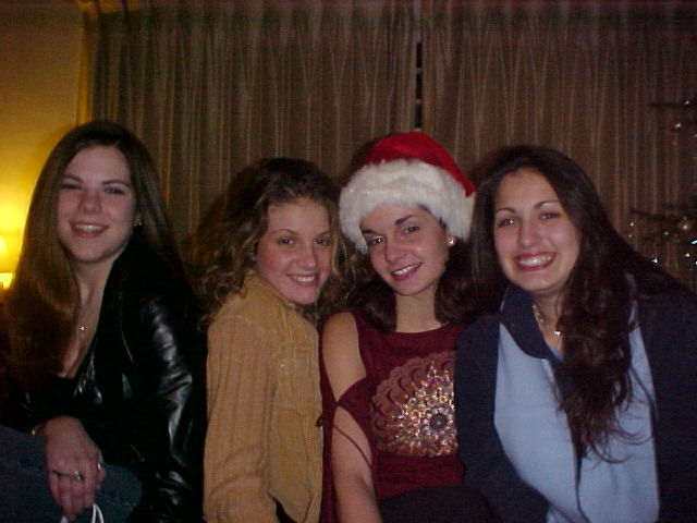 Billie, Megan, Sarah & Mandy @ Christmas Party at Doug's