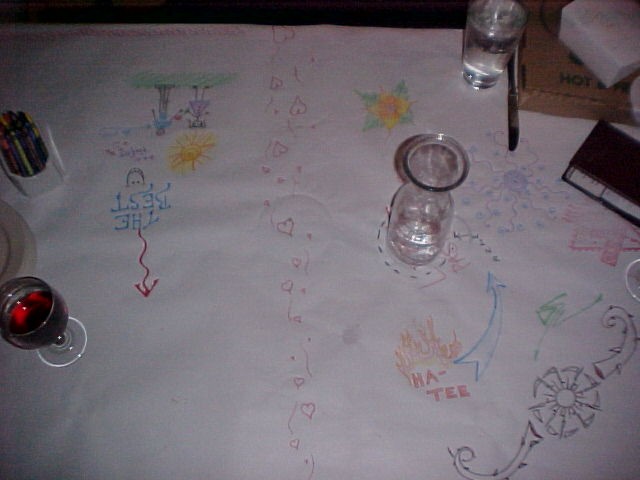 Top view of our artwork!