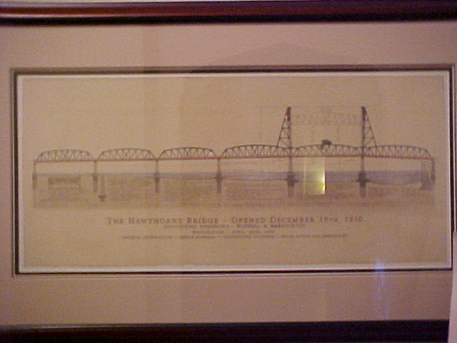 Doug's all time favorite bridge. The Hawthorne.