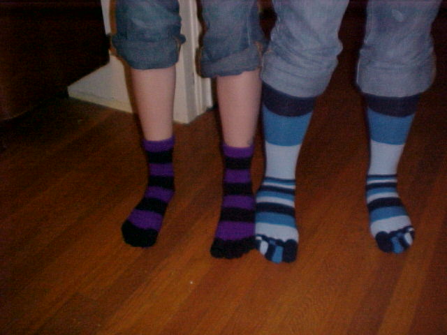 Attack of the toe sox!