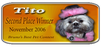 Tito..Nov. 2006 Second Place