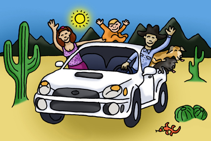 copyright Faith Buck: Caffreys in the desert