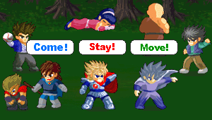 Friends in perfect disorder because of mixed up commands