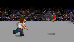 Mark throwing Firen away to distance