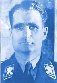 Adolf Hitler's Deputy, Rudolph Hess, who was a frequent visitor to Hitler during his prison sentence in Landsberg Castle 