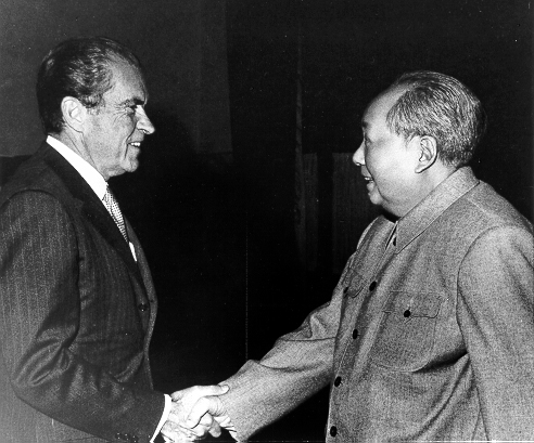 President Nixon and Chairman Mao