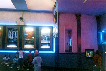 Saturday afternoon at the movie theatre