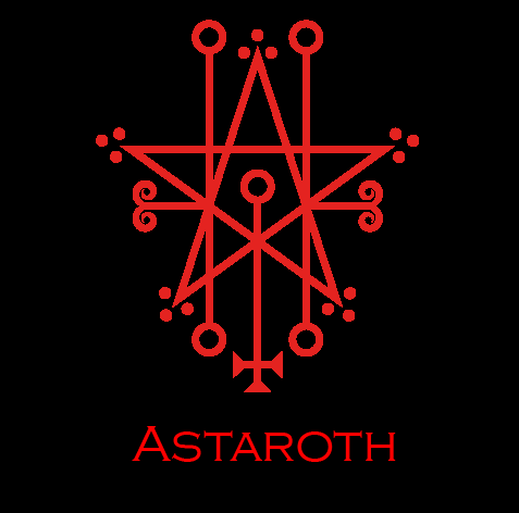 The strange mark is called "Astaroth Sigil" and Astaroth is the n...
