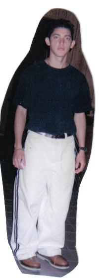 Me at my fosters' house