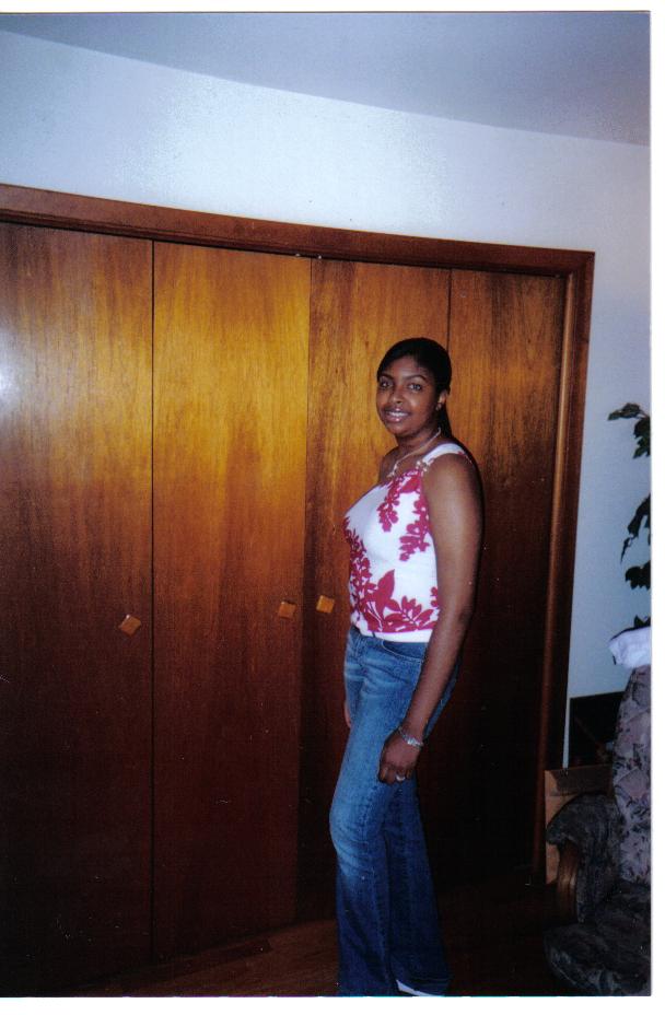 The sweetess girl ever to be known to man.  Thanks to her I learn so much and realize so many things.  I will always love this girl and I hope everything is getting better for her and her family.