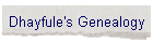 Dhayfule's Genealogy