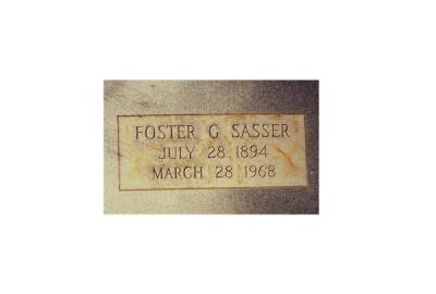 Grave of Foster G. Sasser
