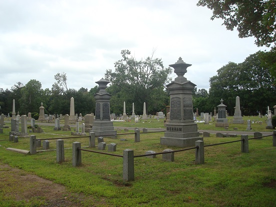 View of Hamden Plains Cemetery