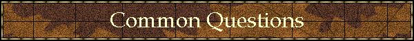 Common Questions