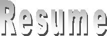 Resume