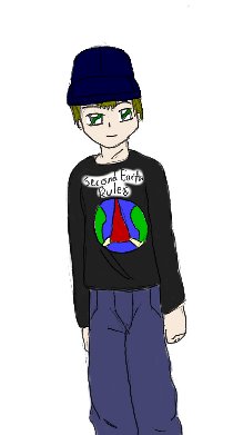 Him without a mustache. (can't spell!)