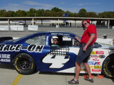 My Nascar ride....I didn't get to drive!!!