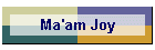 Ma'am Joy